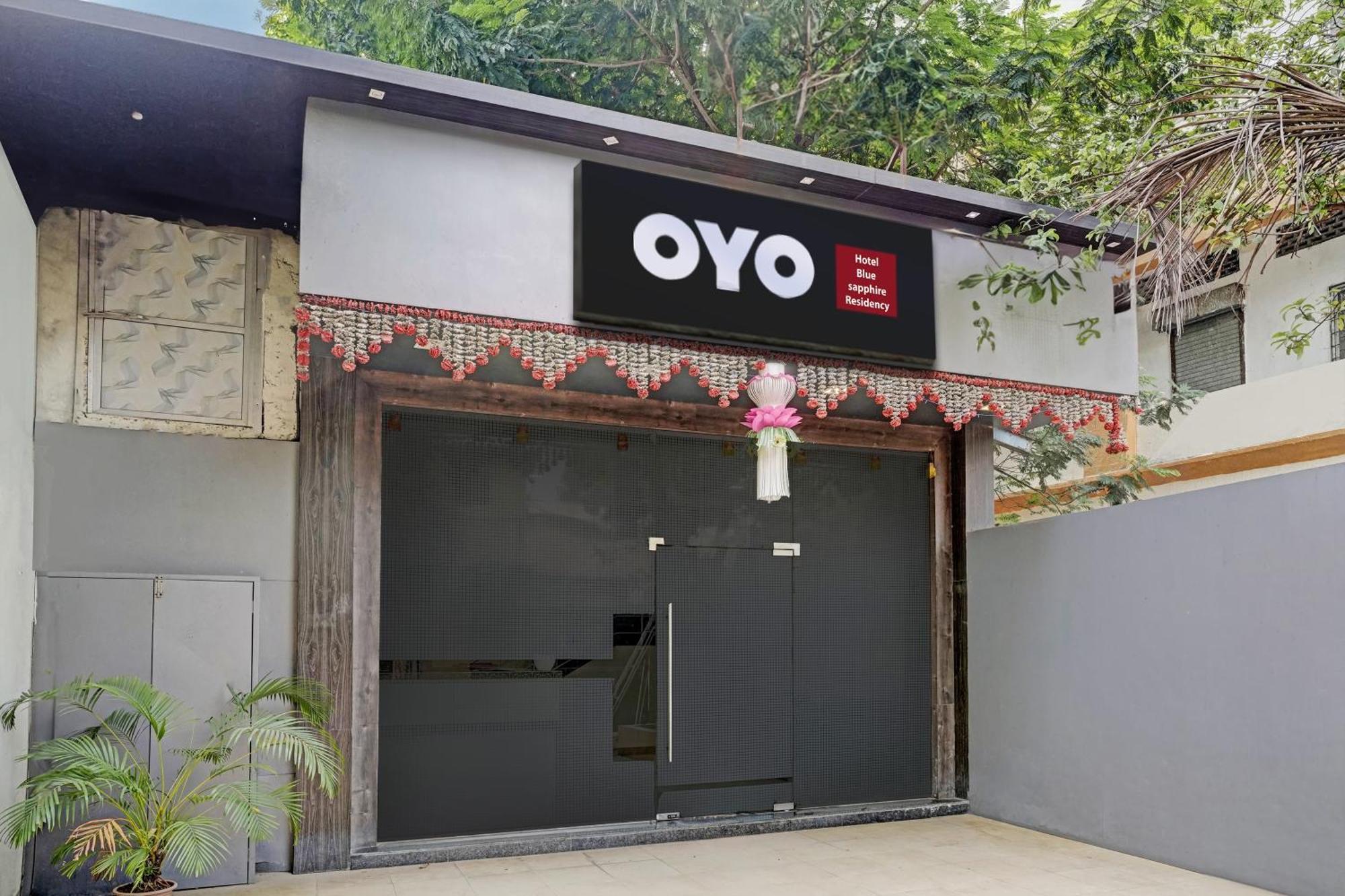 Oyo Hotel Blue Sapphire Residency Near Chhatrapati Shivaji International Airport Mumbai Eksteriør bilde