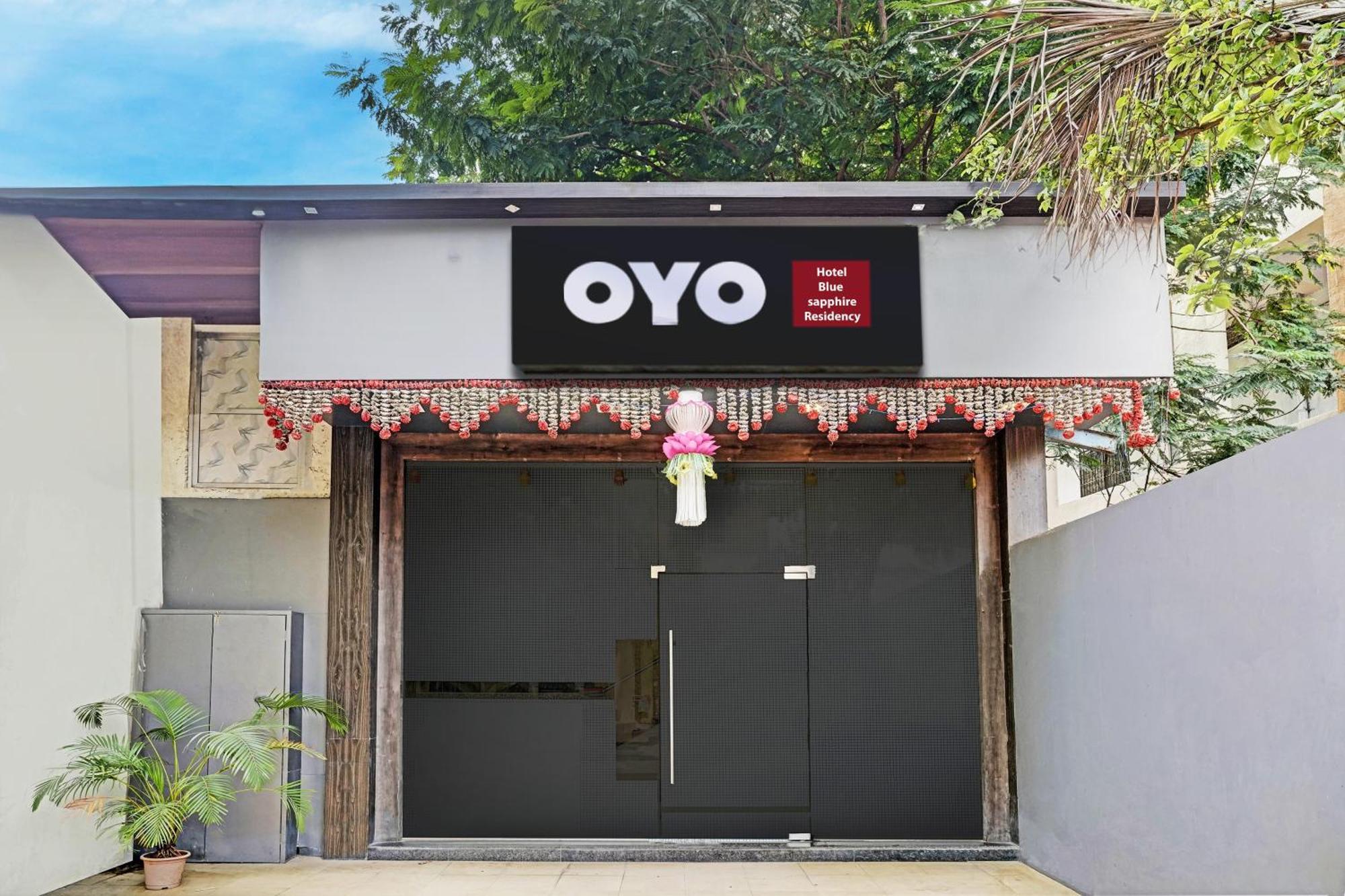Oyo Hotel Blue Sapphire Residency Near Chhatrapati Shivaji International Airport Mumbai Eksteriør bilde